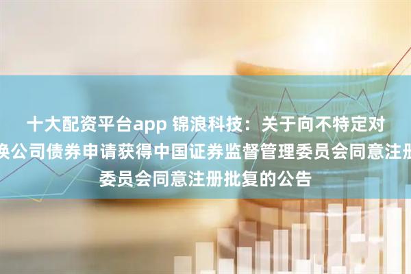 十大配资平台app 锦浪科技：关于向不特定对象发行可转换公司债券申请获得中国证券监督管理委员会同意注册批复的公告
